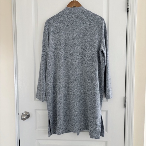 Clara Sunwoo Longline Cardigan Sweater XL Heather Grey - Picture 4 of 8